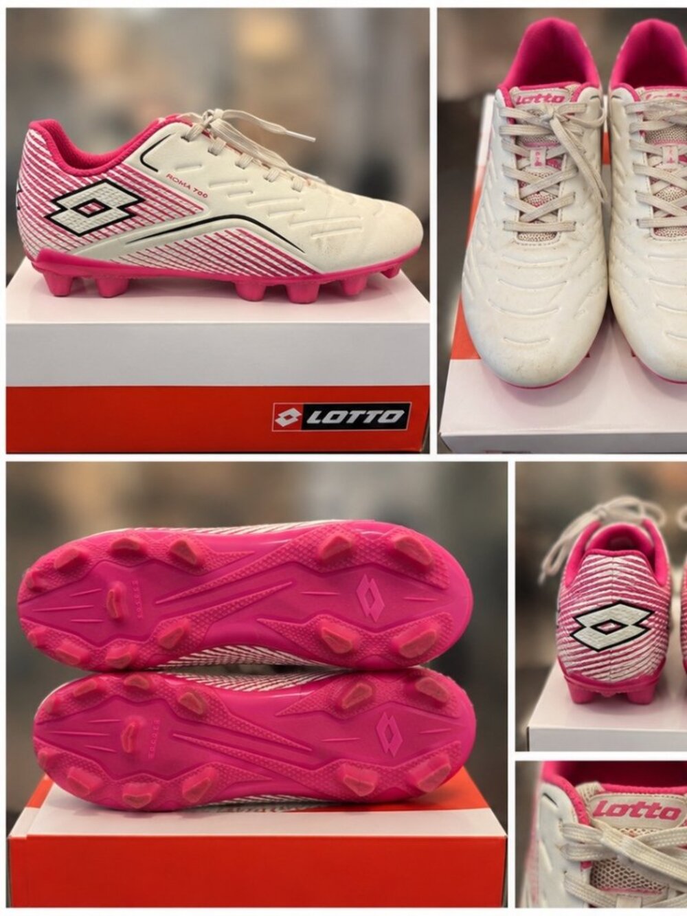 Lotto, Size 13k, Pink and White